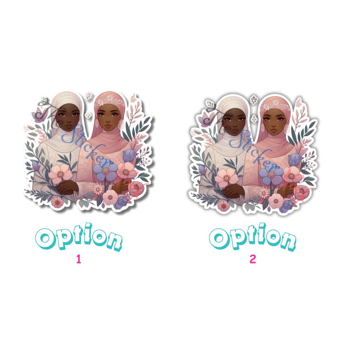 Modesty Sisterhood Floral Digital Sticker